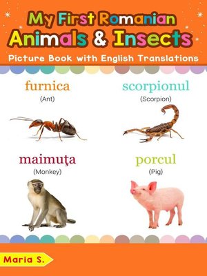 My First Romanian Animals & Insects Picture Book with English Translations - ebook